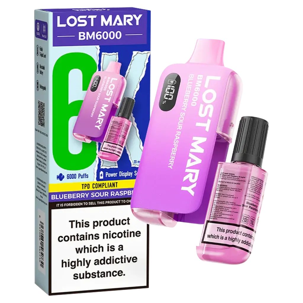 Lost Mary BM6000 Disposable Rechargeable Vape Kit 6000 Puffs - Vape wholesale supplies